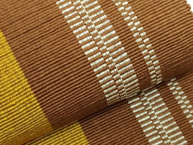 平和屋着物□極上 本場黄八丈 半幅帯 間道 逸品 DZAA6767kh5 - メルカリ