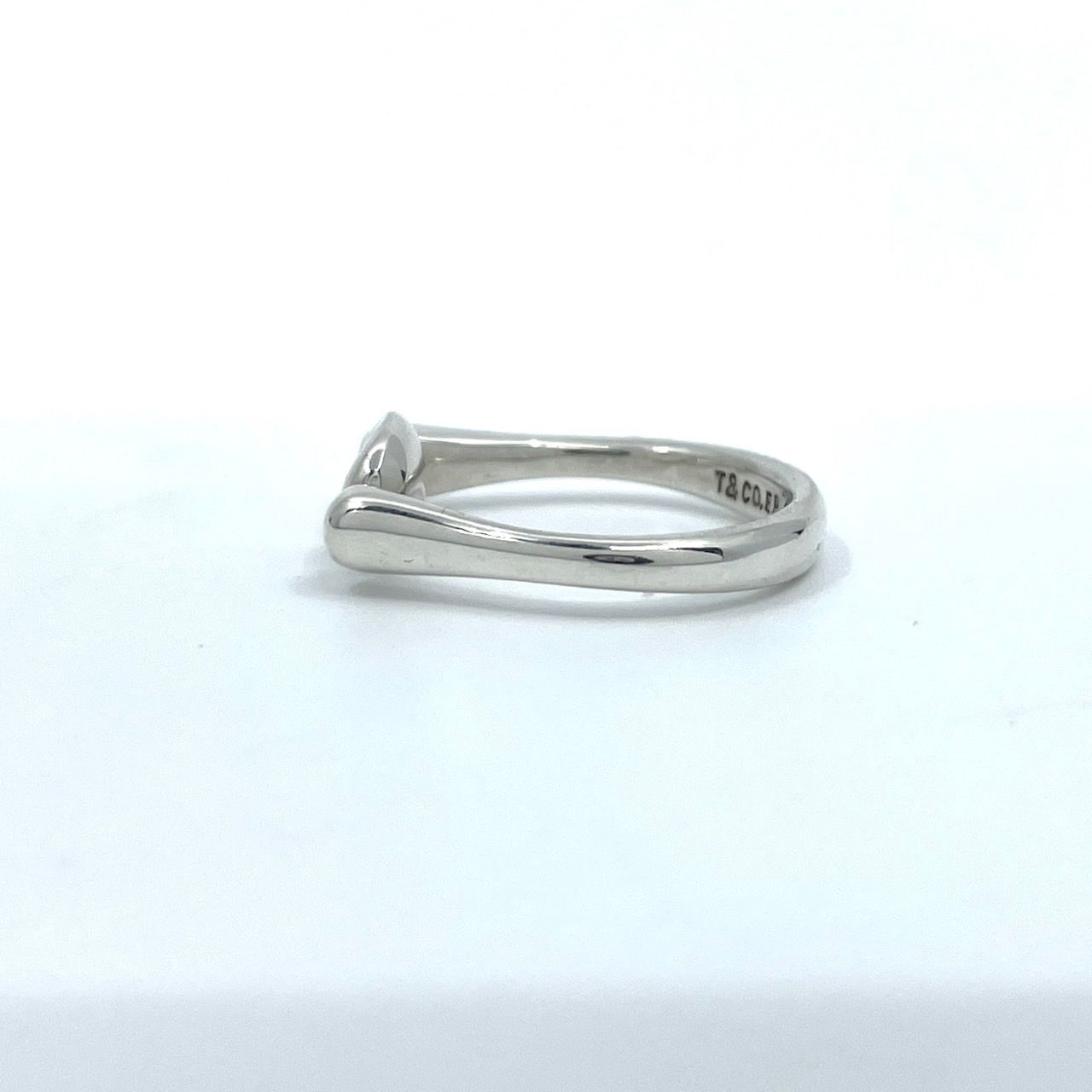 ティファニー TIFFANY ビーン リング 指輪 シルバー 925 14号程度 美品 TIFFANY&Co. ティファニー 指輪 リング ビーン 7号 エルサ