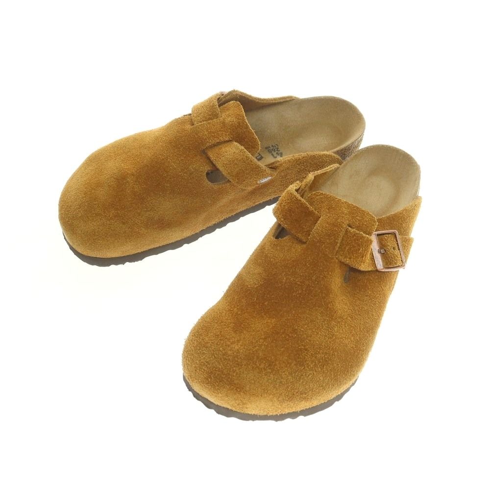 ビルケンシュトック BIRKENSTOCK BOSTON スエード サンダル ブラウン サイズ26.5 メンズ
