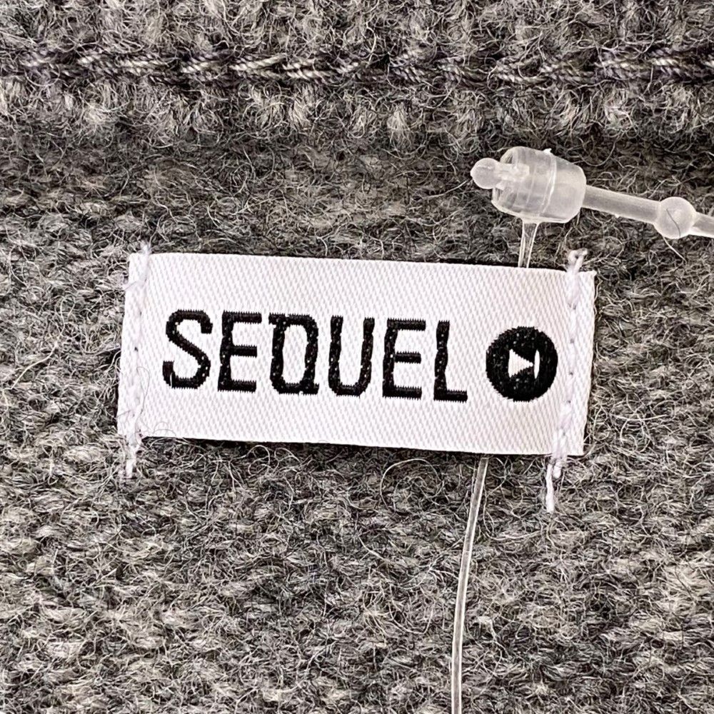 SEQUEL 23AW NORDIC CREW NECK KNIT GRAY XLサイズ グレー - メルカリ
