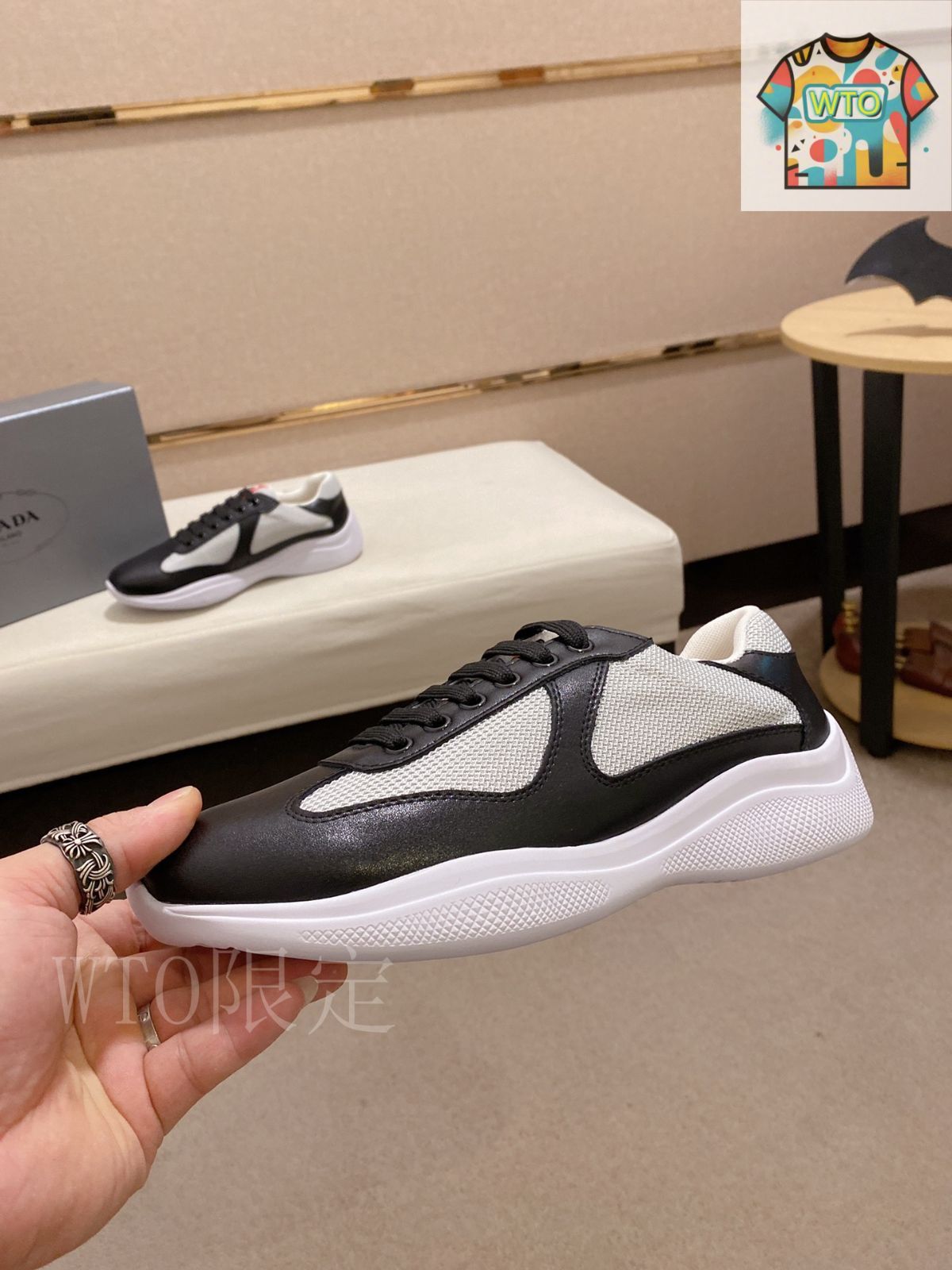 プラダ（PRADA） メンズ カジュアル スニーカー02-LQ36 - メルカリ