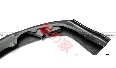 未塗装日産 R33 Skyline GTR改造 樹脂繊維製フロントリップスポイラー 小型エアロバンパー フロントスカート ASタイプ FFCRYSTALESIA_COM