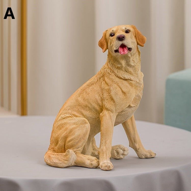置物 オブジェ ラブラドール モチーフ S size 樹脂製 置物 オーナメント インテリア 犬 動物 かわいい 贈り物 プレゼント リビング 玄関