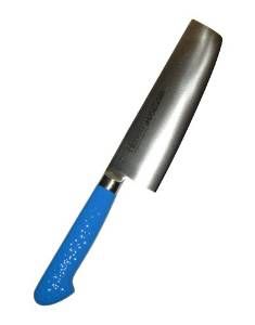 3営業日で発送 ハセガワ 抗菌 庖丁 菜切 １８㎝ＭＮＫ－１８０ ブルー AKL10184H