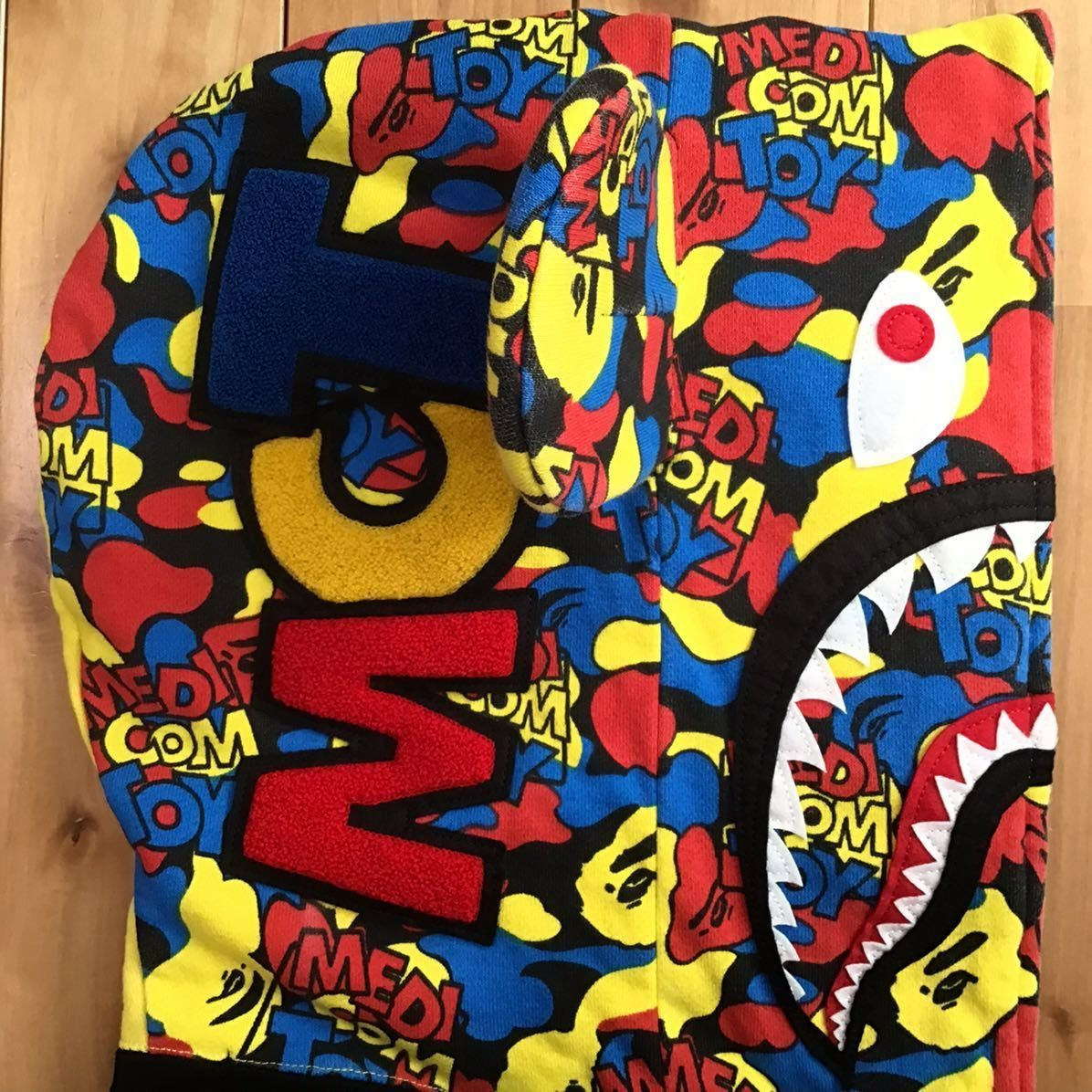 BE@R シャーク パーカー Lサイズ shark full zip hoodie a bathing ape 