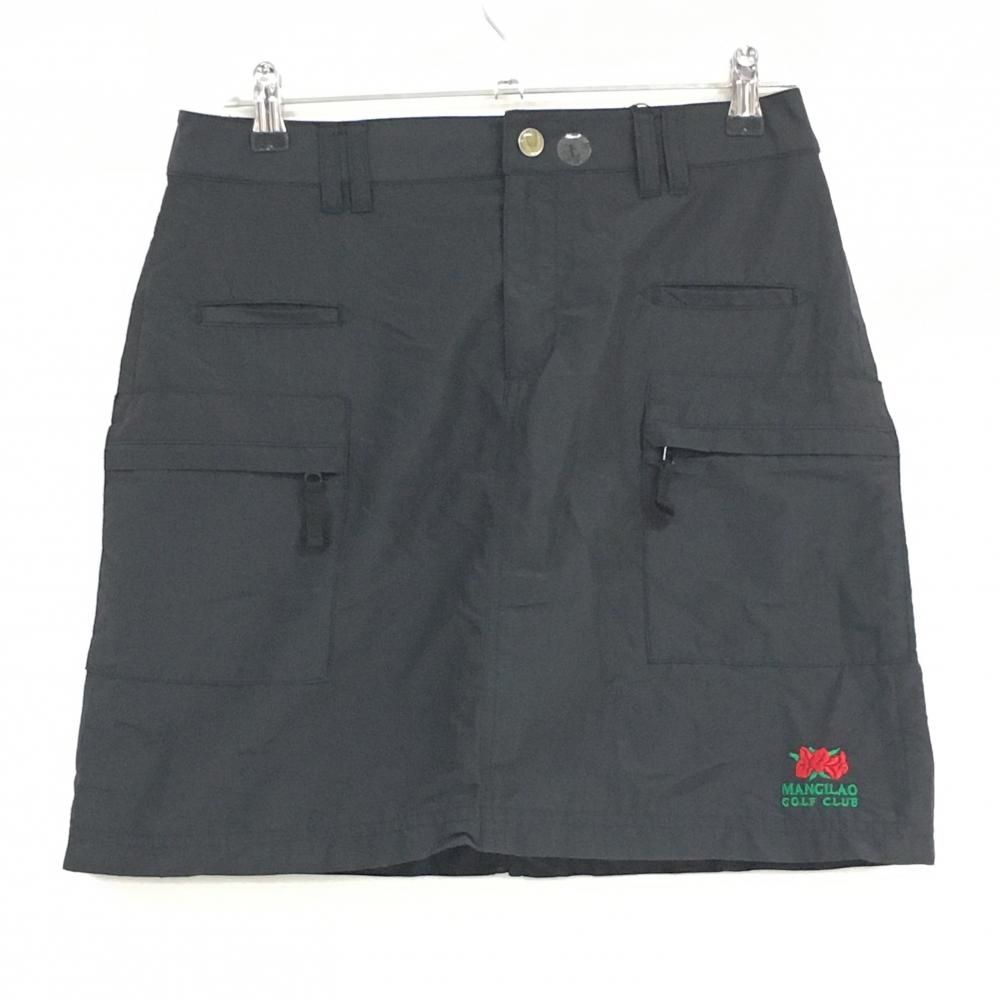 【新品】23区スポーツ スカート 黒 内側インナーパンツ MANGILAO GOLF CLUB レディース 67 ゴルフウェア 23区