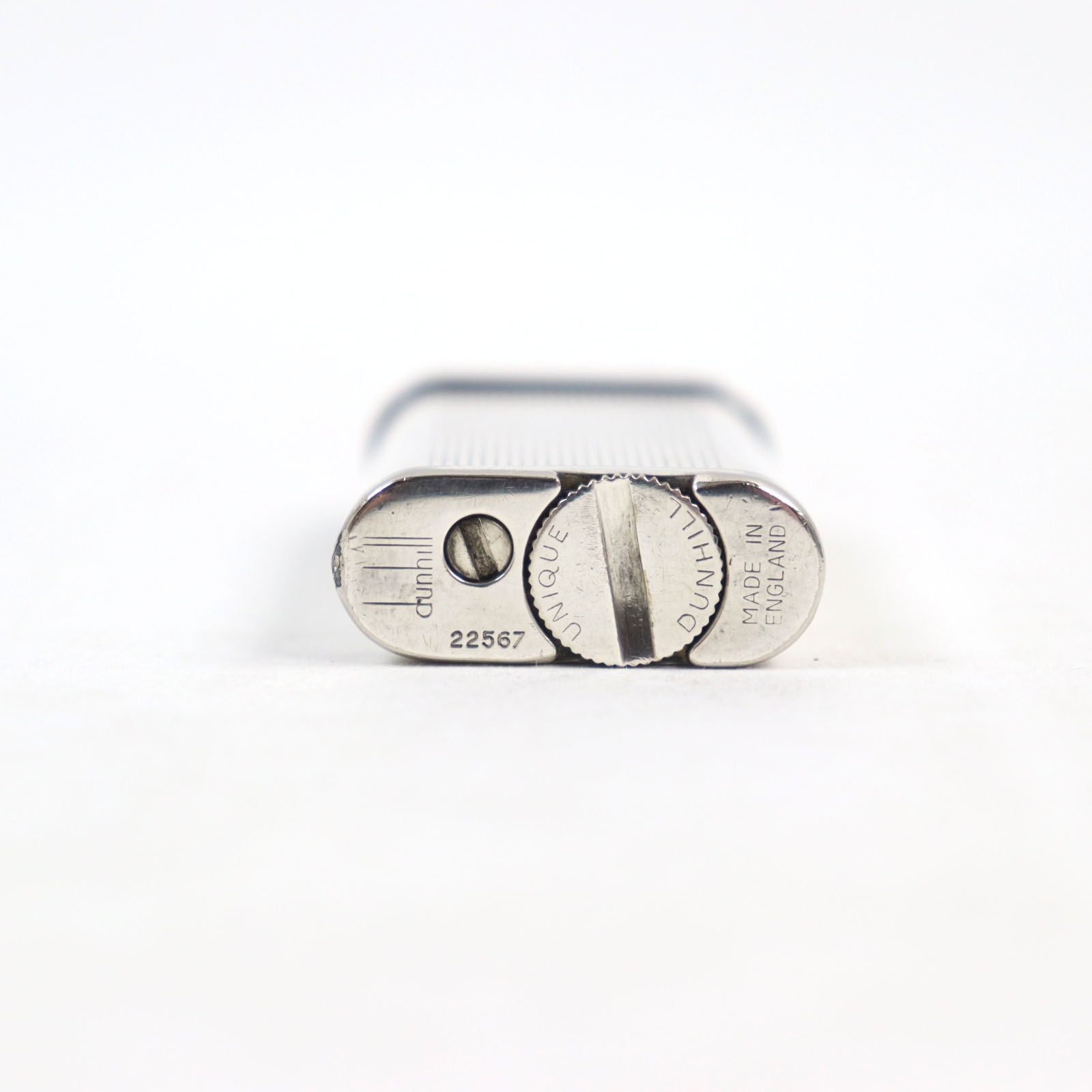 良品○Dunhill ダンヒル ユニーク ハンマー式 オーバルフォルム 