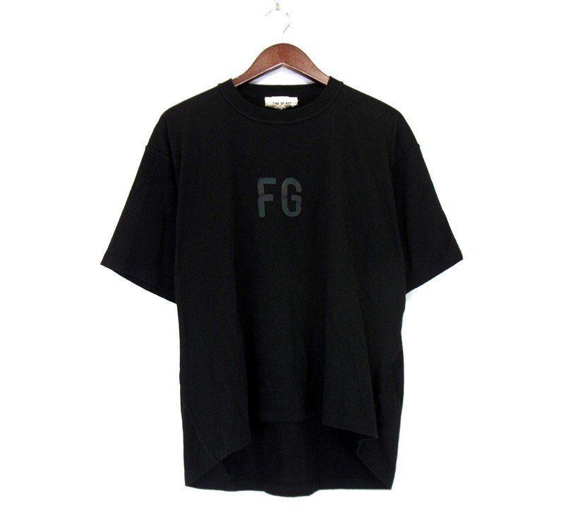 フィア オブ ゴッド FEAR OF GOD ■ 6th 【 Sixth Collection FG Logo Tee 】 リフレクティブ FG ロゴ  Tシャツ　n3557