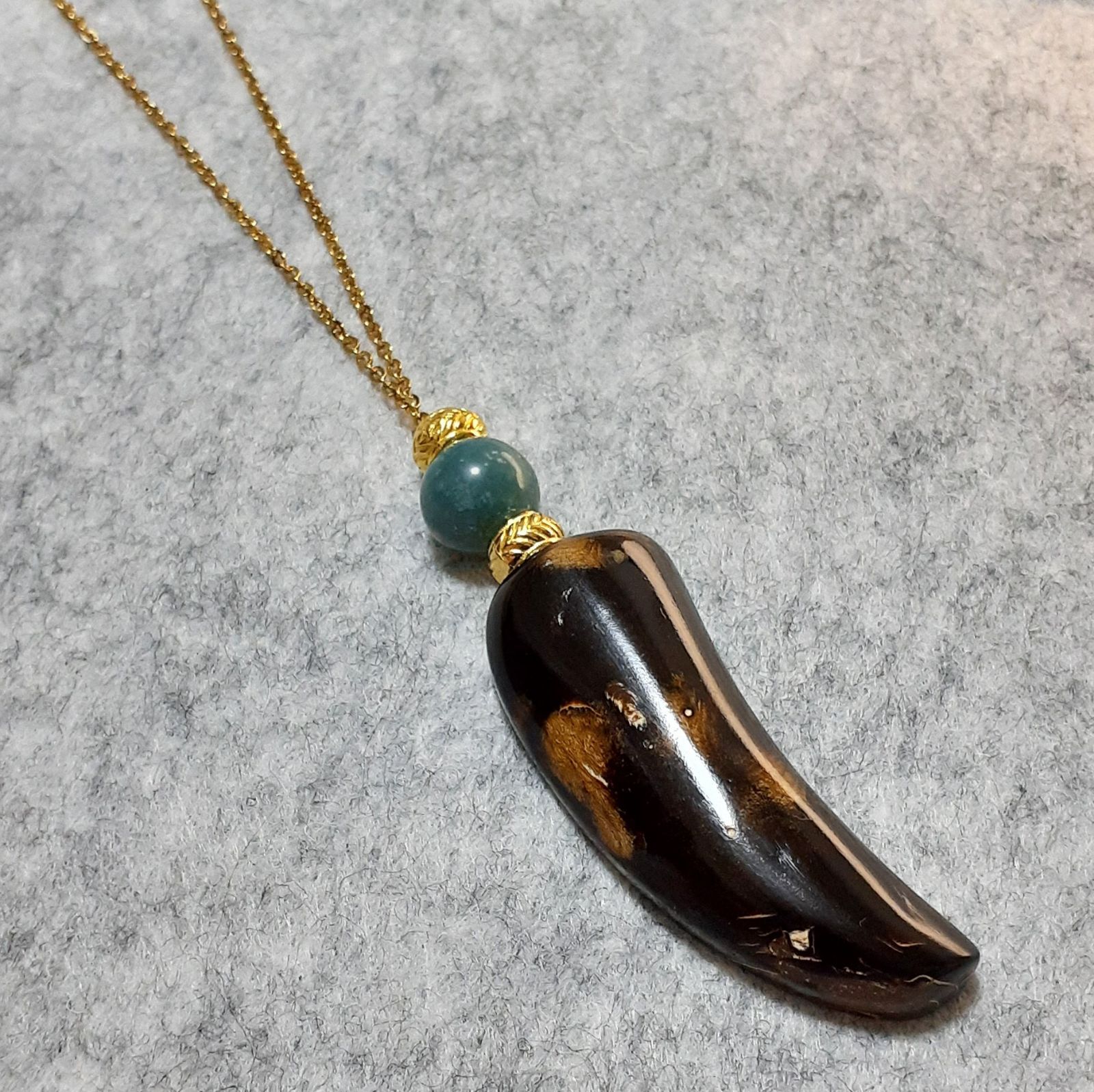 33.世界にひとつだけ❗青珊瑚(レインボーコーラル)のネックレス 33  