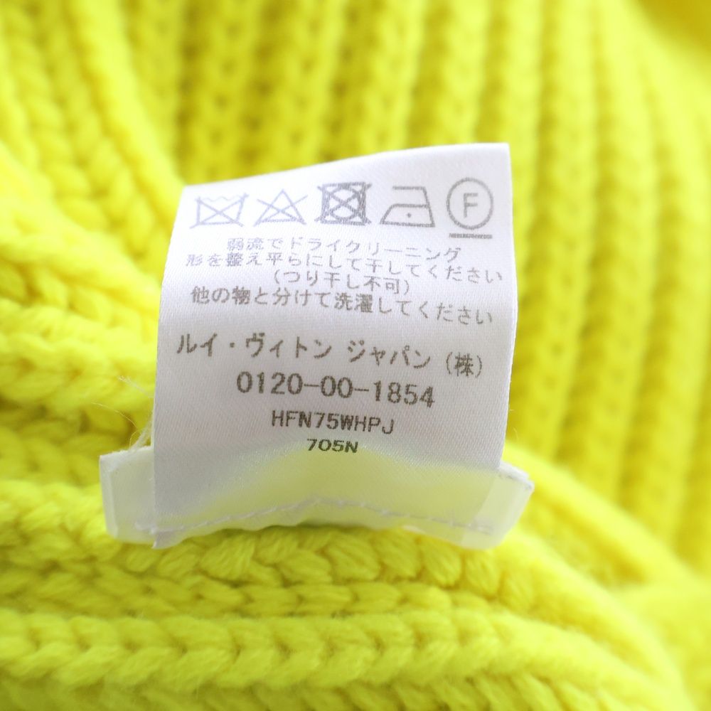 LOUIS VUITTON ルイヴィトン Chunky Rib Slit Roll Neck ハイネックニット HFN75WHPJ LOUIS VUITTON (ルイヴィトン) Chunky Rib Slit Roll Neck
