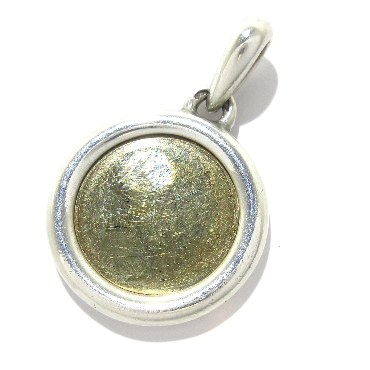 HERMES エルメス ペンダントトップ セリエ ゴールド×シルバー