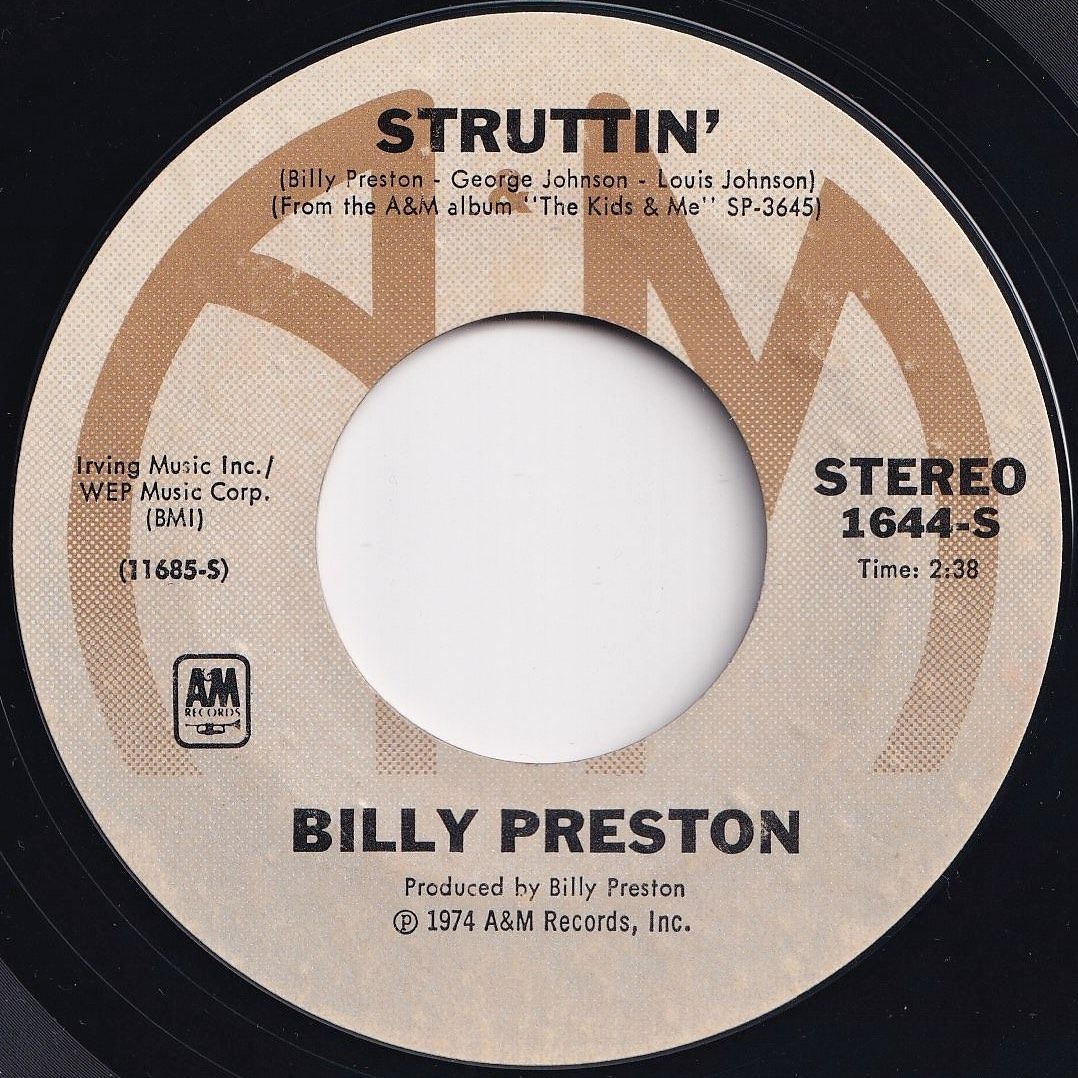 Are　SOUL　203842　Records　US　AM　レコード　So　Preston　Solidity　Billy　Struttin'　45　7インチ　ソウル　ファンク　You　FUNK　1644-S　Beautiful　メルカリ