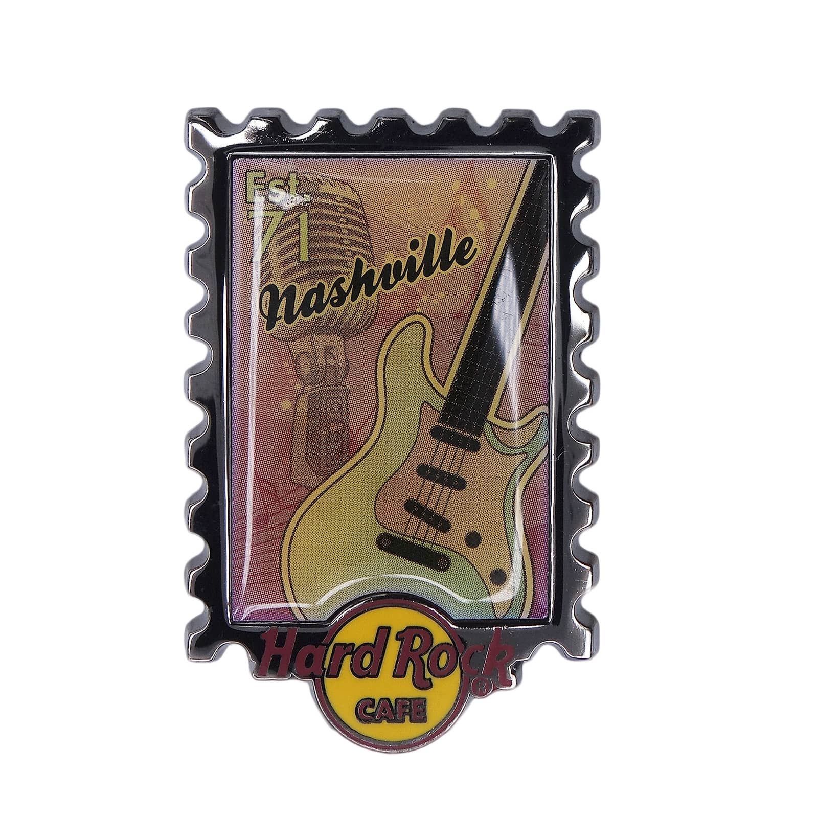 ☆新品☆Hard Rock Cafe リミテッドエディション ピンバッジ Hard Rock CAFE ハードロックカフェ 切手型 リミテッド