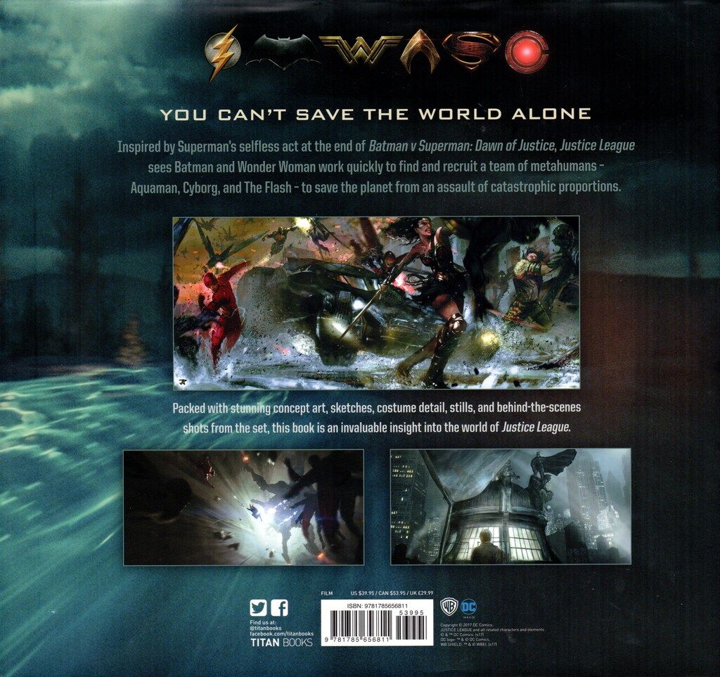 DC COMICS THE ART OF THE FILM JUSTICE LEAGUE THE ART OF THE FILM(HC)