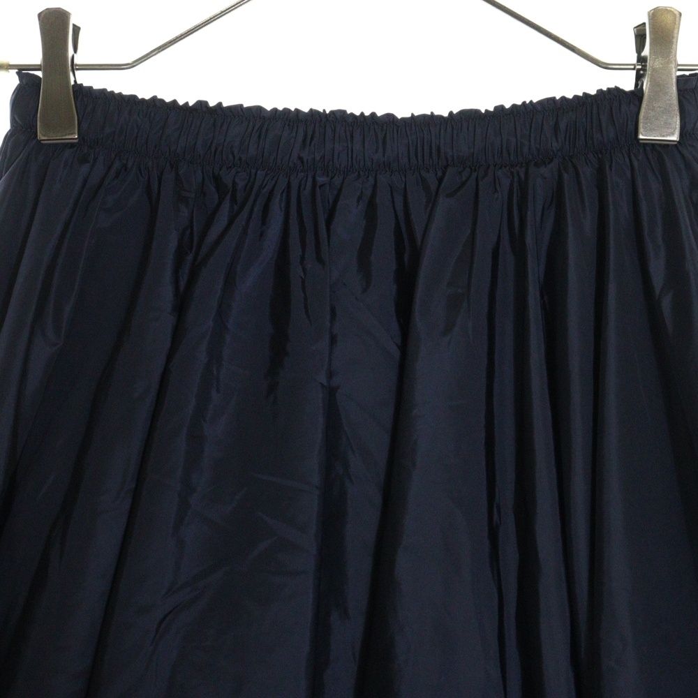 プラダ ネイビー スカート 38 PRADA (プラダ) 25SS ジョガー ロング丈 ナイロンスカート