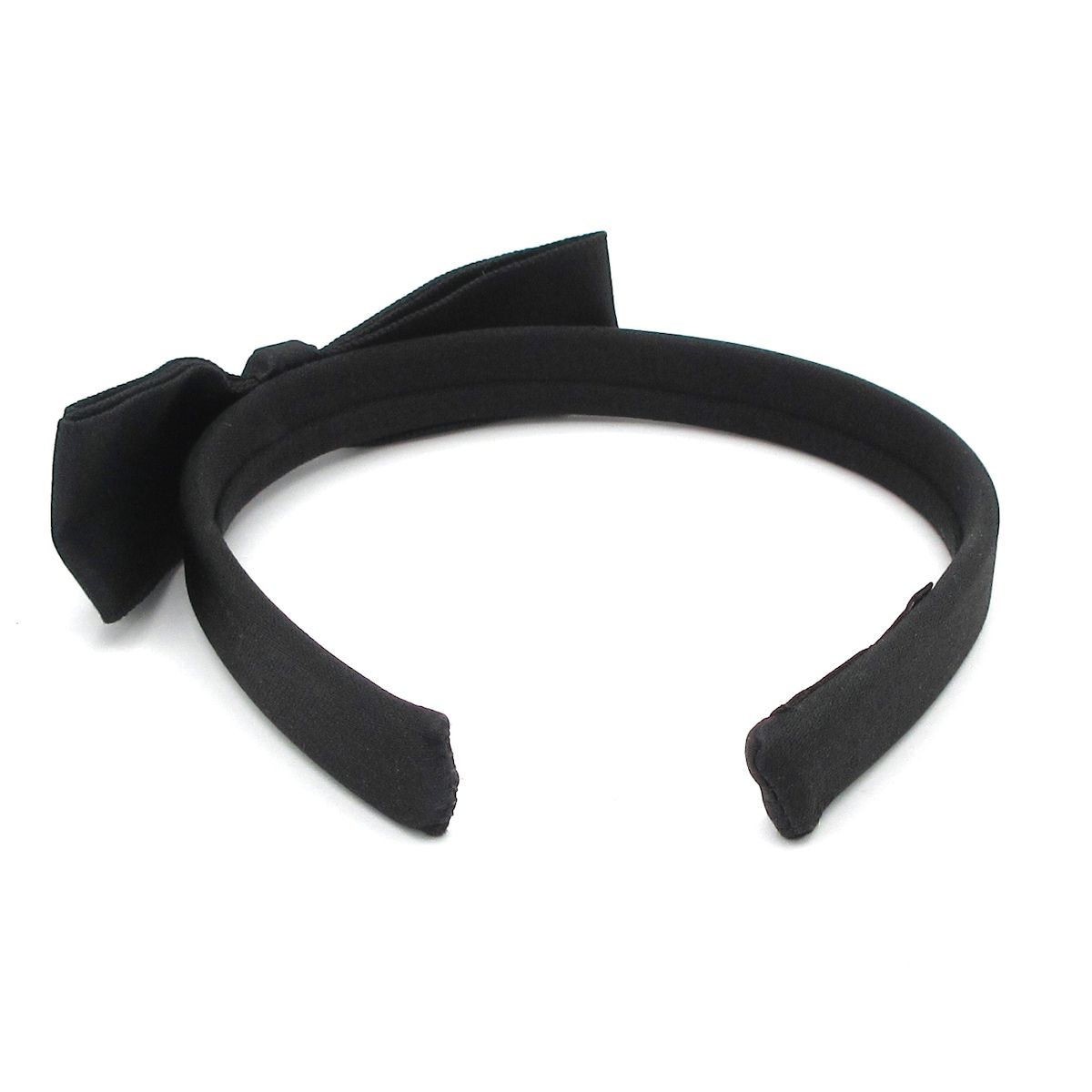 CHANEL シャネル カチューシャ - 黒 リボン