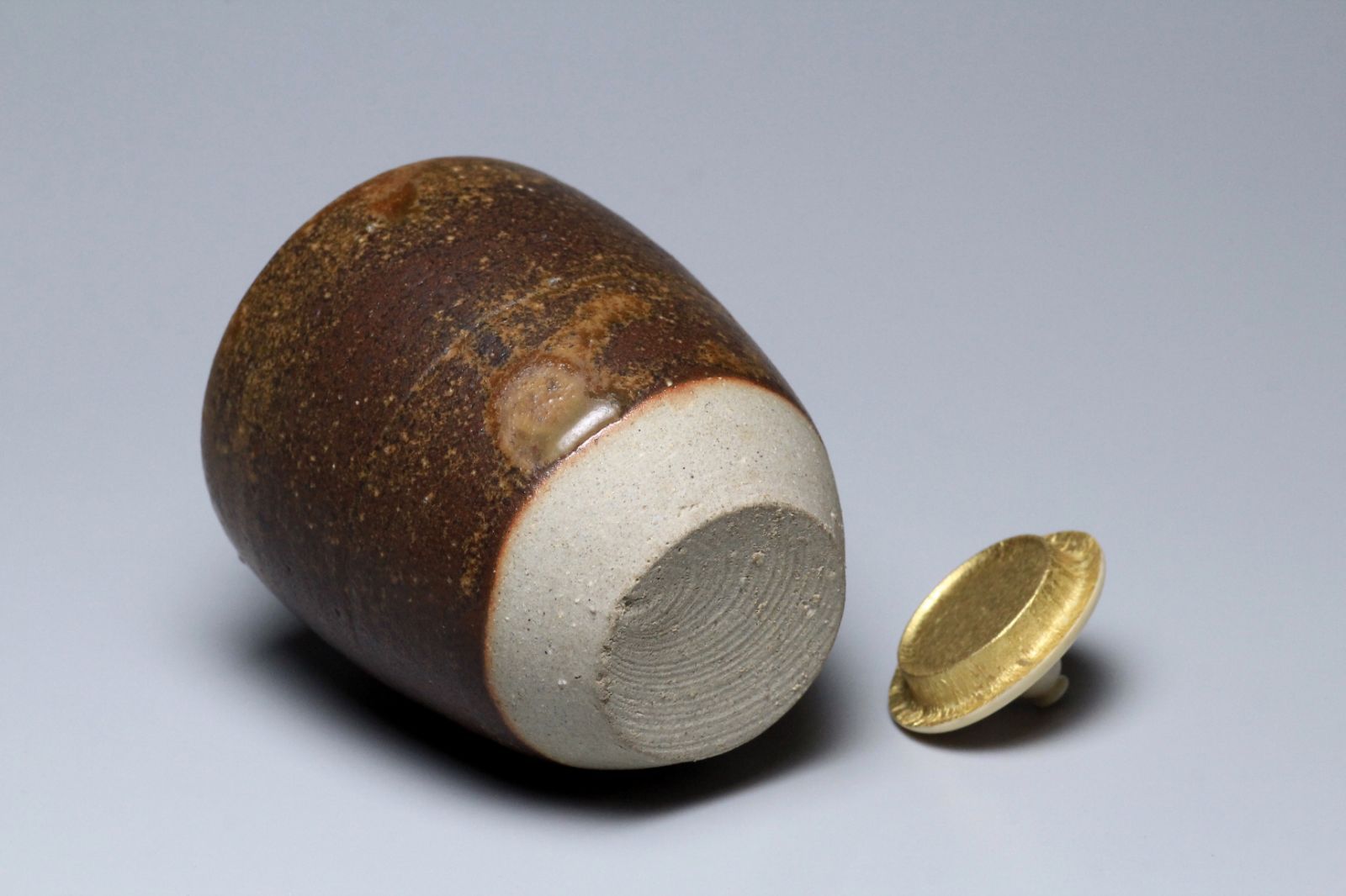 曹東憲 茶入 共箱 茶入れ 古美術品 骨董品 【正一古美術