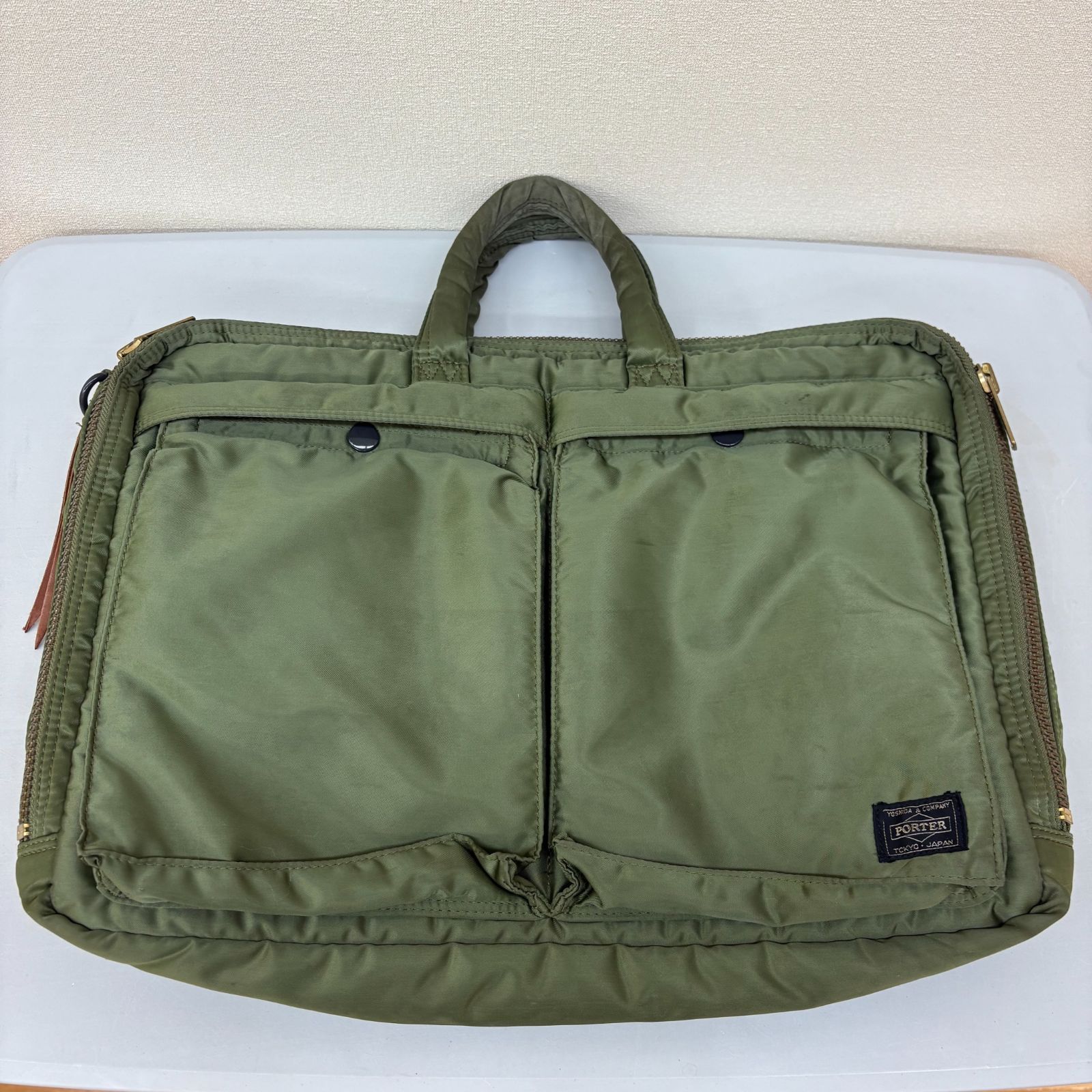 ポーター タンカー 3way グリーンの通販 【希少】PORTER ポーター