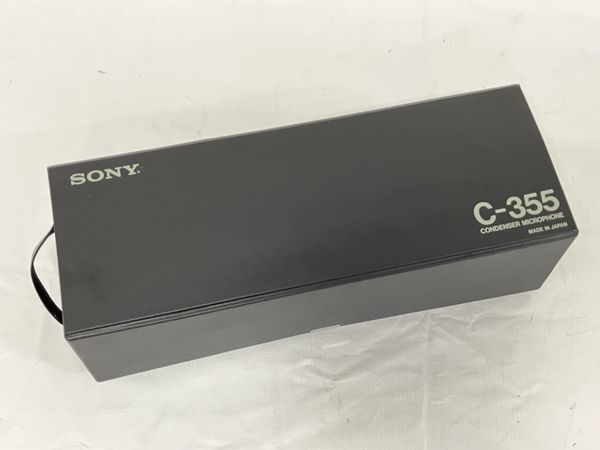 動作保証】SONY C-355 コンデンサーマイク 音響 マイク オーディオ