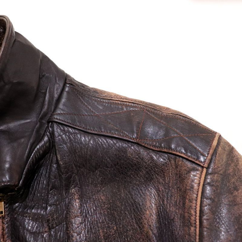50s vintage ホースハイド レザー スポーツジャケット メンズ Lサイズ