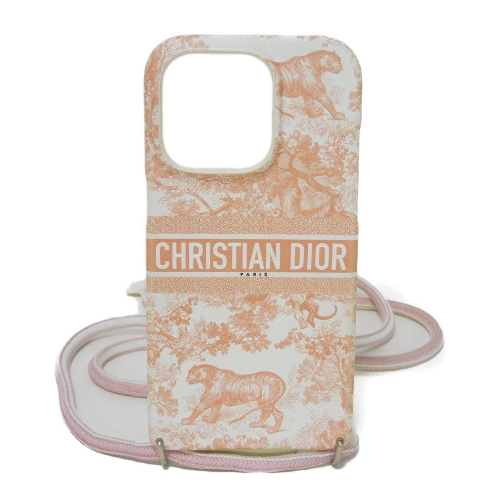 Dior ディオール DiorTravel iPhone 14 Proケース 現行 アニマル 