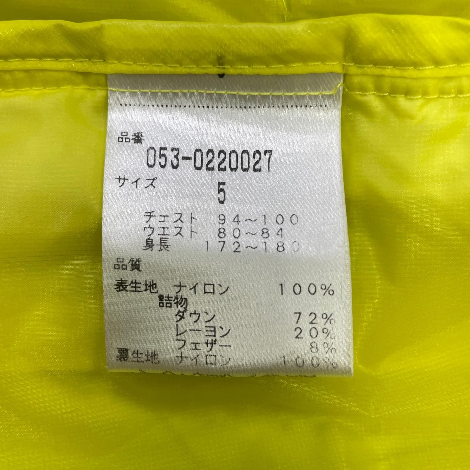 中古 メンズ パーリーゲイツ PEARLY GATES ダウンジャケット 5(L