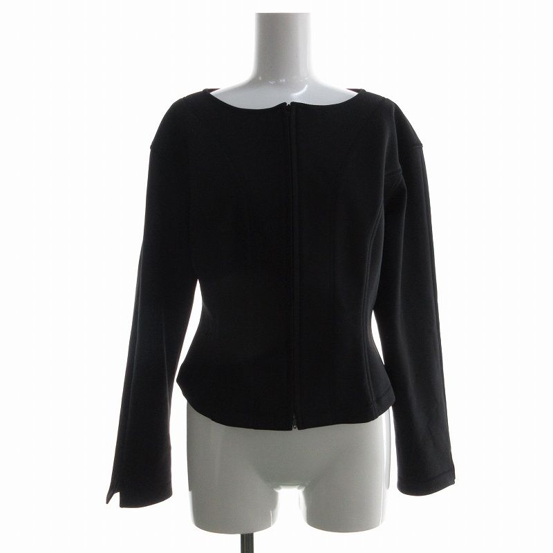 タエ アシダ TAE ASHIDA ノーカラージャケット ジップアップ 長袖