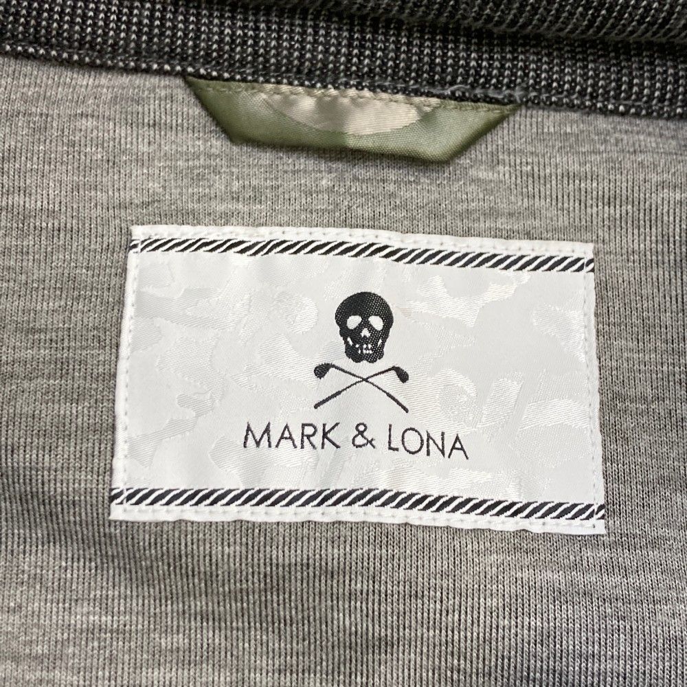 サイズ：S MARK&LONA マークアンドロナ  ダウン切替 長袖ジャケット 迷彩 カモフラ柄 カーキ系 [240101413429] ゴルフウェア レディース ストスト サイズ：S MARK&LONA マークアンドロナ ダウン切替 長袖