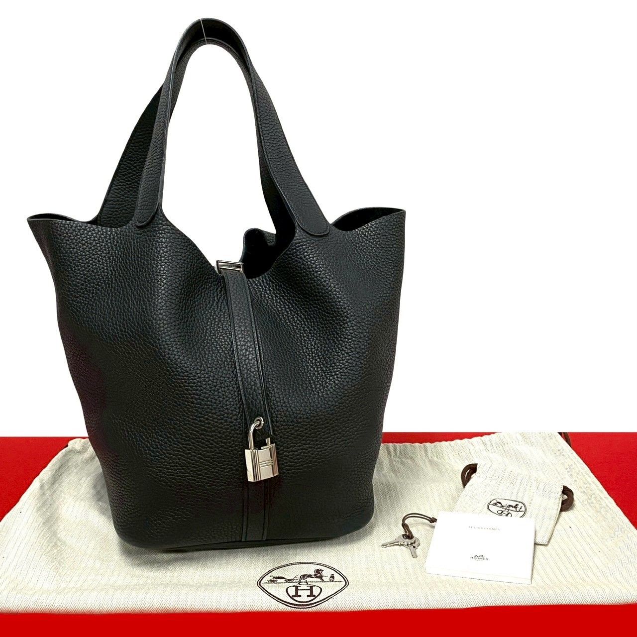 極 美品 袋付 A 刻印 HERMES エルメス ピコタンロック GM