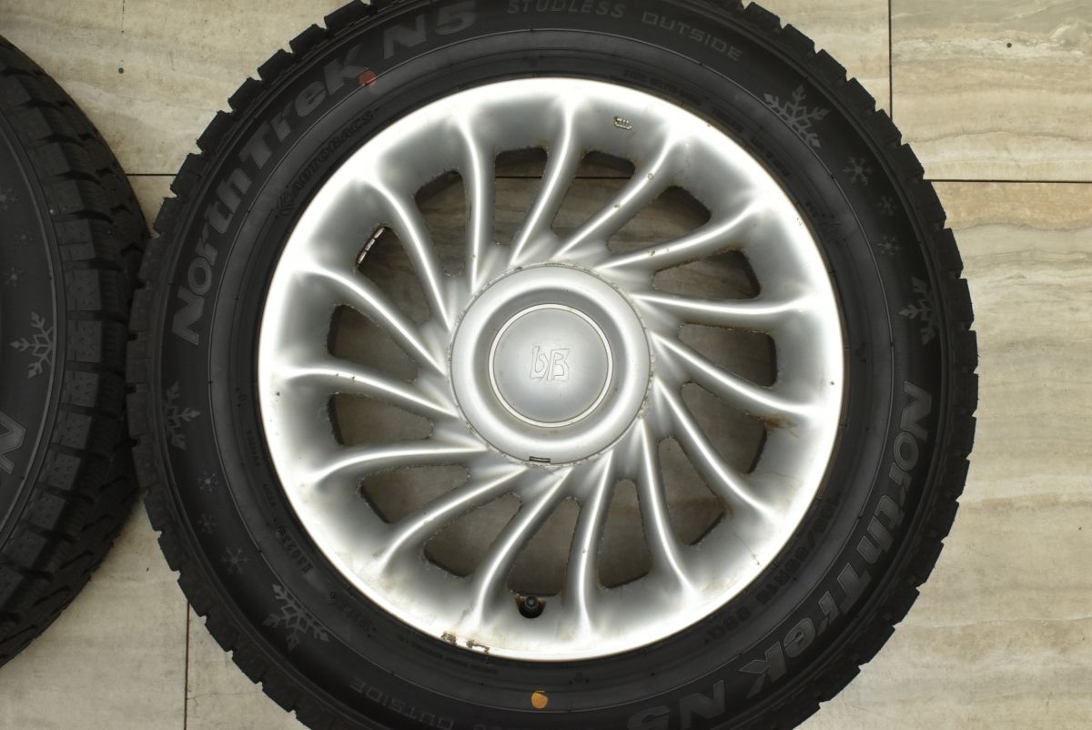 バリ溝 トヨタ bB 純正 15in 6J 39 PCD100 ノーストレック N5 185 65R15 スタッドレス ノーマル戻し 交換用 TRITUETUBI_COM