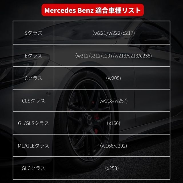 取説付き ベンツ CLS w257 ロワリングモジュール OBD +40mm～-70mm エアサス車 車高調整 ローダウン ロワリングキット -  メルカリ