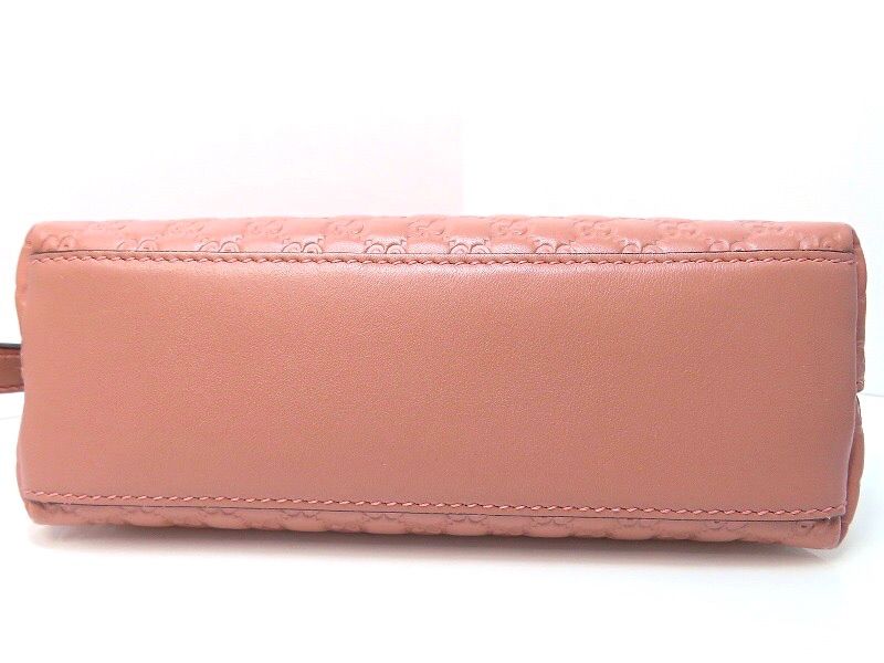 GUCCI グッチ マイクログッチシマ ポーチ 449893 ピンク グッチ GUCCI ポーチ マイクログッチシマ ピンク 小物 レザー