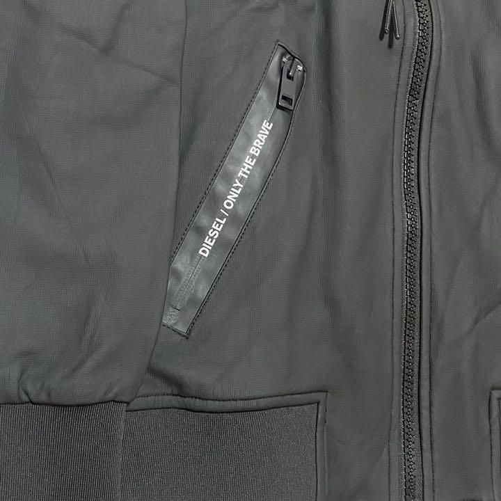 DIESEL ディーゼル パーカー ナイロン 黒 カラー9XX サイズXS - メルカリ