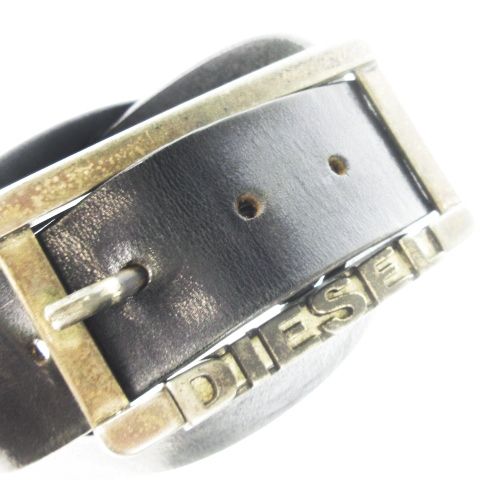 ディーゼル DIESEL ベルト レザー 革 牛革 ロゴバックル 5穴