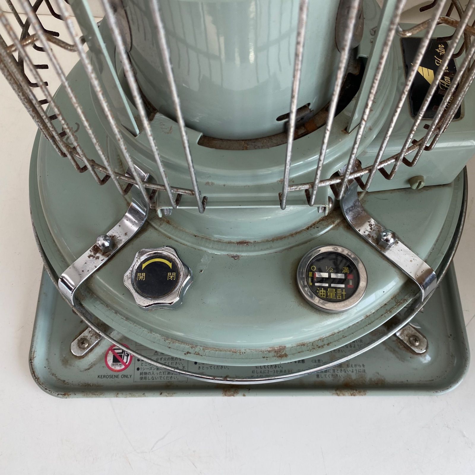 現状品 アラジン Aladdin ブルーフレームヒーター 98年製 石油ストーブ レトロ 暖房器具 インテリア ビンテージ WWW_KANDAIZUMI_COM