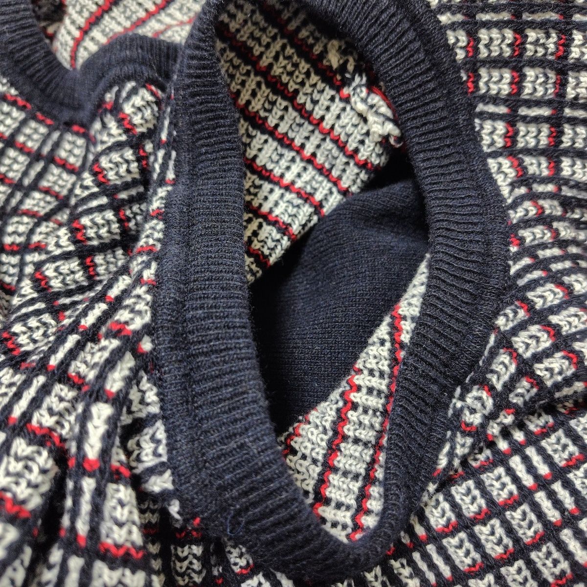 3.1 Phillip lim スリーワンフィリップリム ノースリーブセーター サイズS レディース - 黒×白×レッド クルーネック CARILOBEACH_COM