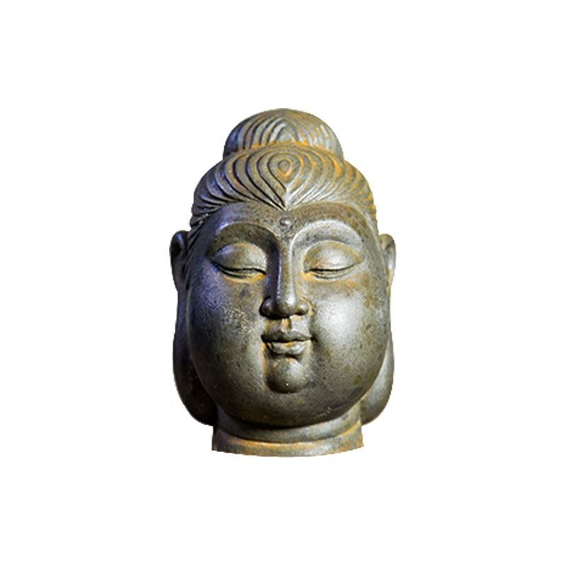 禅菩薩 仏像 仏面 仏頭 置物 オブジェ 魔除け 幸運 金運 健康運