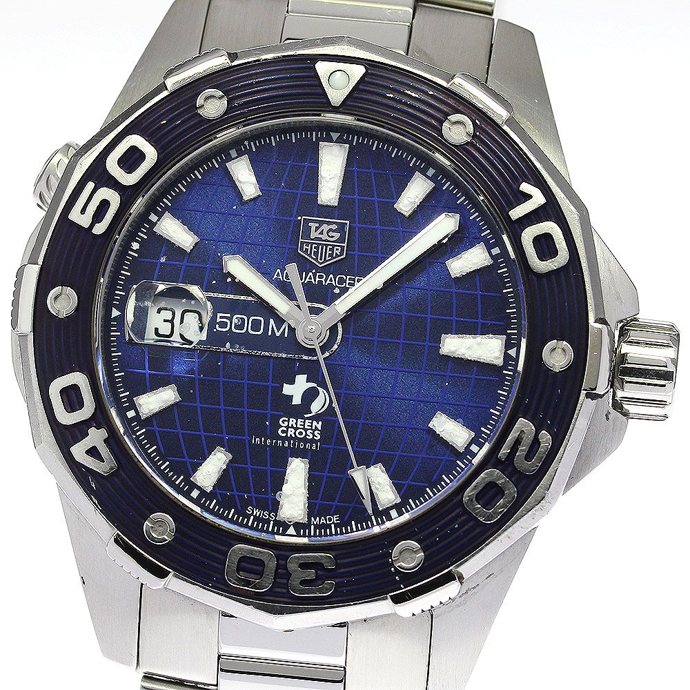 タグホイヤー TAG HEUER WAJ2116 アクアレーサー500M グリーン クロス