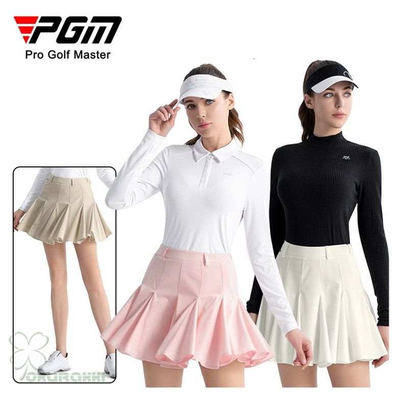 Malbon スカート ゴルフ女子必見 不規則プリーツ 速乾素材 美品