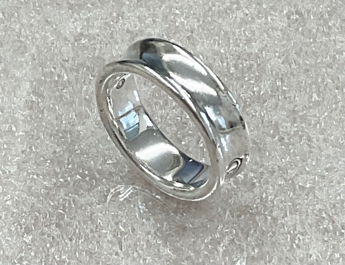 Tiffany &Co.ティファニー 1837 ナローリング 15号 シルバー 925