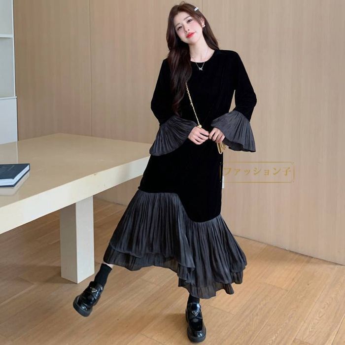 【ほぼ新品】ISSEY MIYAKE イッセイミヤケ プリーツ加ロングワンピース イッセイミヤケプリーツプリーズロングワンピース