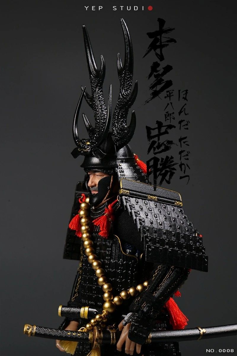 YepStudio 1/12 NO.0008 戦国時代 武将 侍 大将 本多忠勝 可動