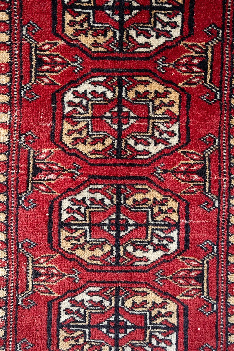 87 x 62cm 90s SMALL RUG from Pakistan パキスタン絨毯 トライバルラグ ミフラーブ 手織り 絨毯 - メルカリ