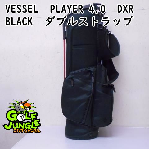 新品】キャディバッグ VESSEL VESSEL PLAYER 4.0 DXR BLACK ダブルストラップ 0 キャディバッグ カート スタンド  おすすめ - メルカリ