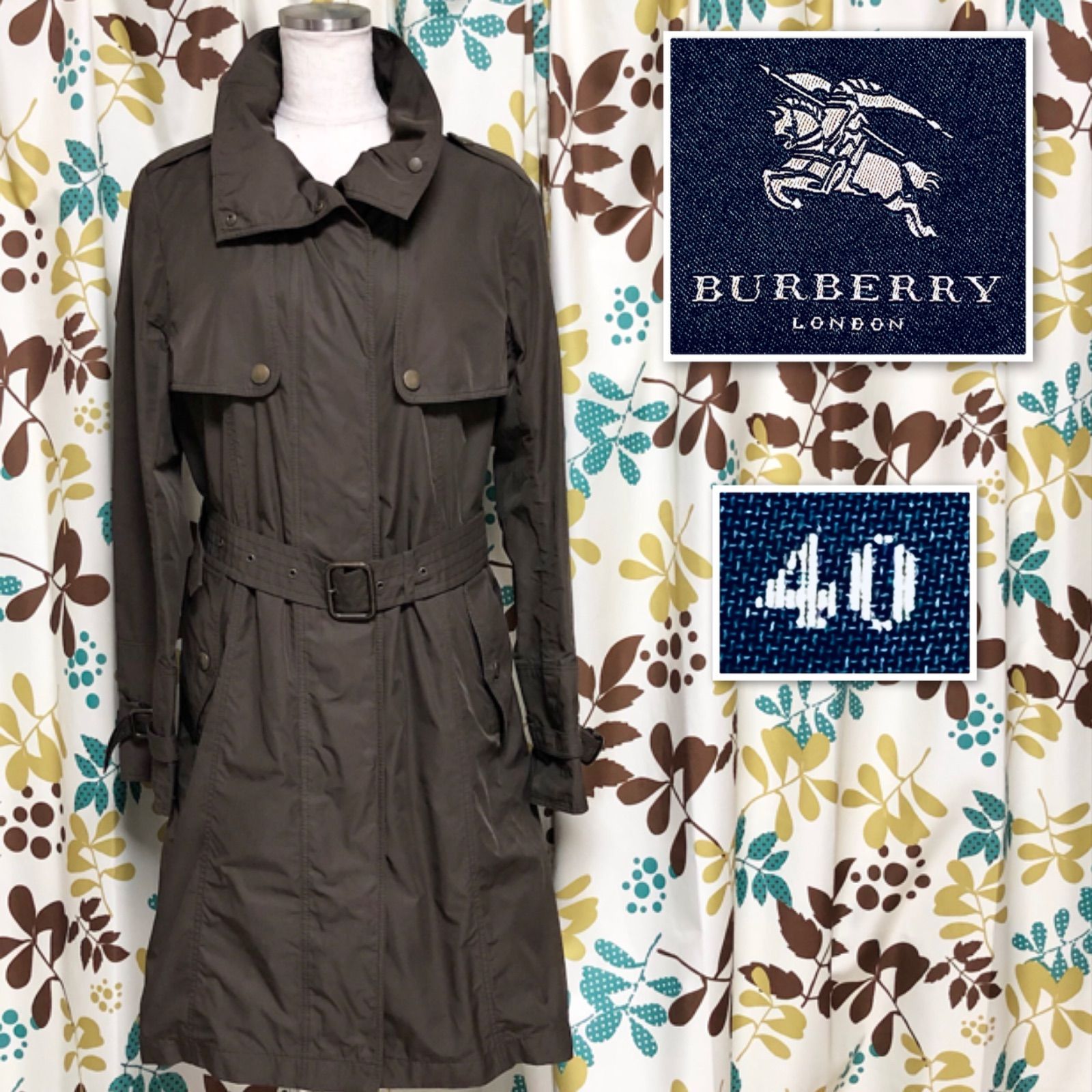 Burberry バーバリーロンドン　ポケッタブルスプリングコート BURBERRY LONDONバーバリーロンドン ポケッタブルコーティング