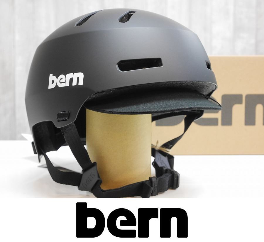 【新品】24 bern MACON VISOR 2.0 - Matte Black - XXXLサイズ - ALL SEASON ヘルメット JAPAN FIT 正規品 ジャパンフィット