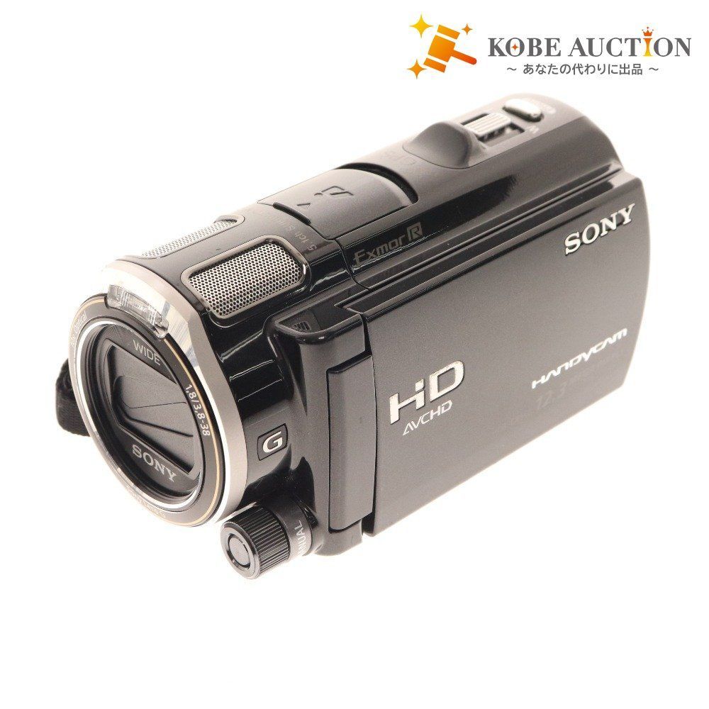 【新品・未使用】ソニー　ビデオカメラ　SONY HDR-CX560V(B) 美品 SONY HDR-CX560V ハンディカム本体 アクセサリー付 電池2個 SONY