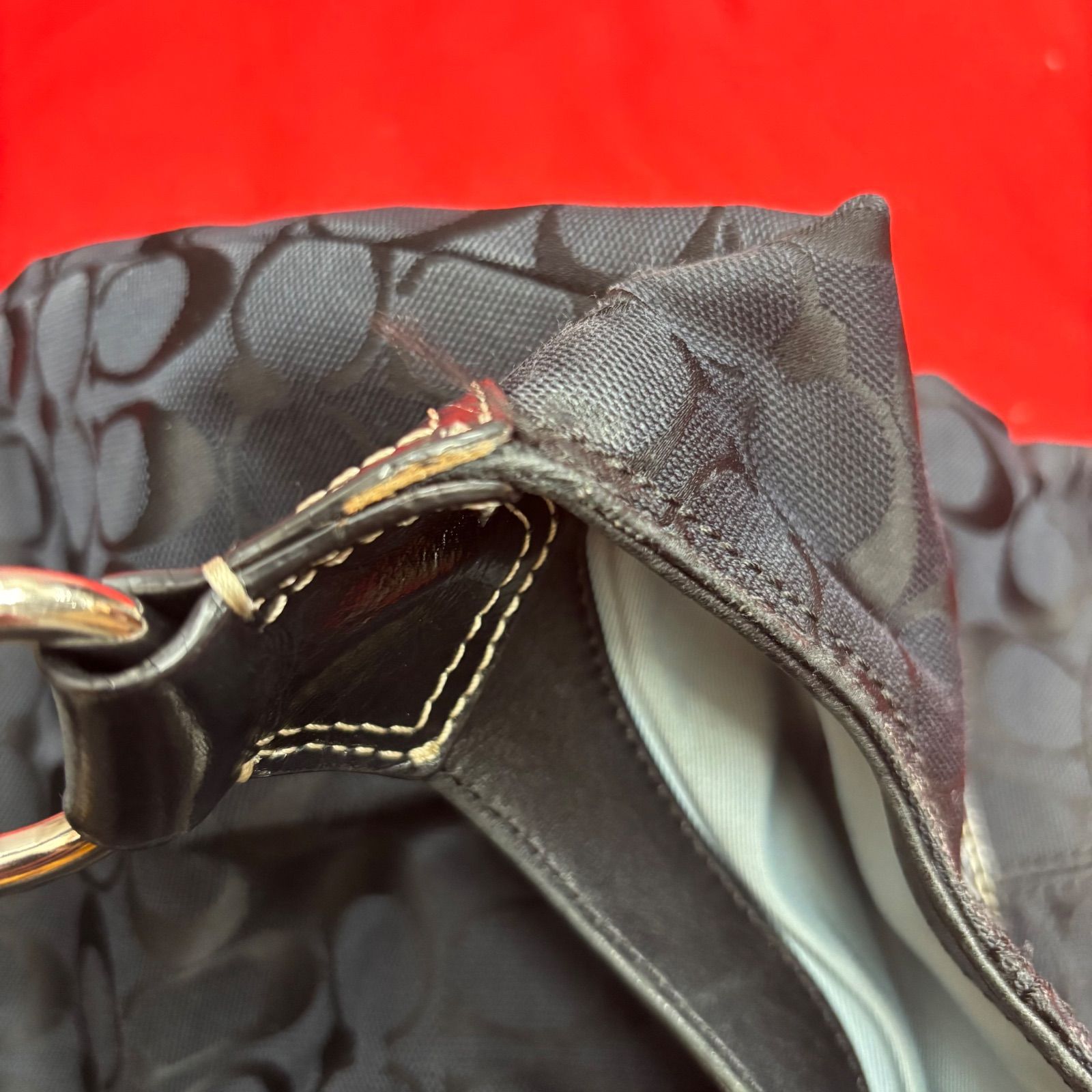 coach バッグ F15083 シグネチャー ショルダーバッグ ハンドバッグ 