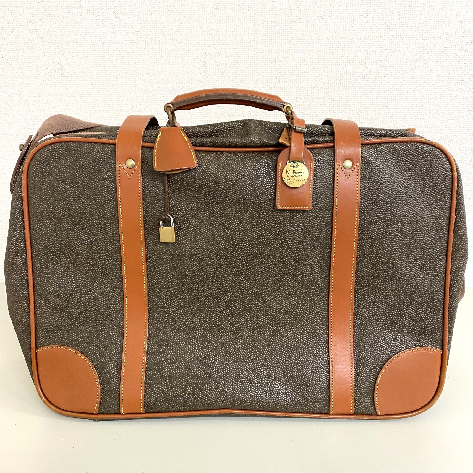 GT1【中古品】Mulberry マルベリー トラベルバッグ No.023237 - メルカリ