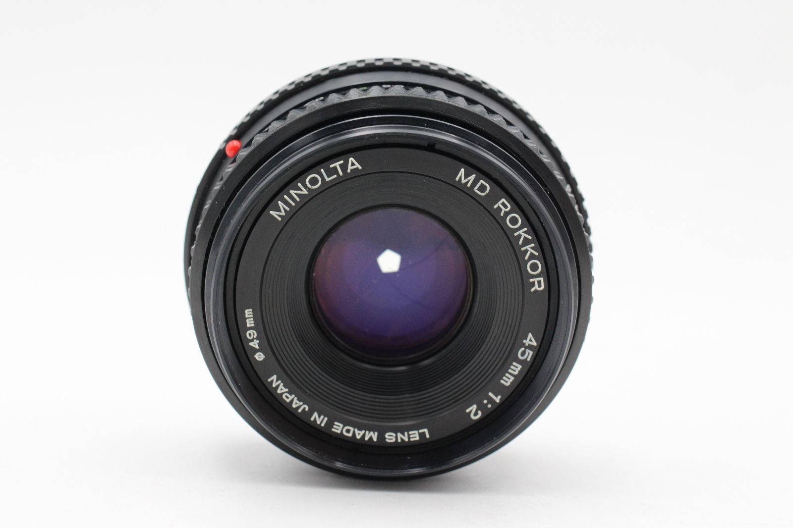良品☆MINOLTA MD ROKKOR 45mm F2 単焦点 パンケーキレンズ MD